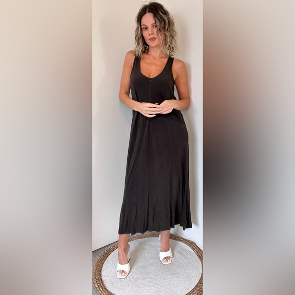 CP Shades Midi Dress in Gray - Picture 7 of 8